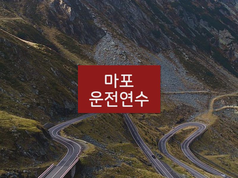 마포운전연수 후기