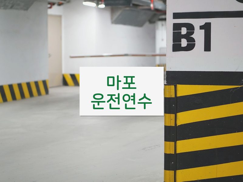 마포운전연수 후기