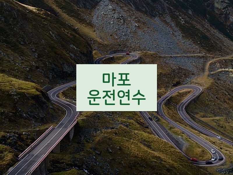 마포운전연수 후기