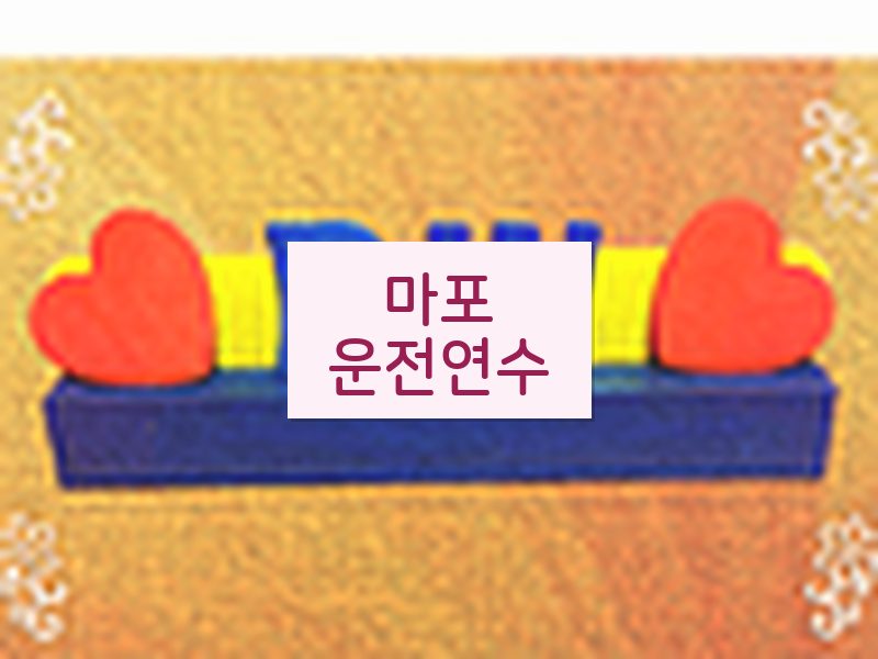 마포운전연수 후기
