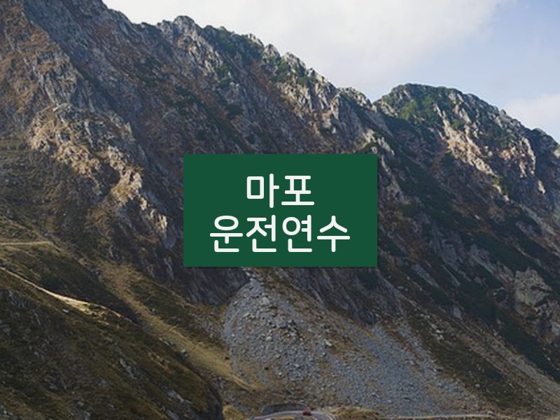 마포운전연수 후기