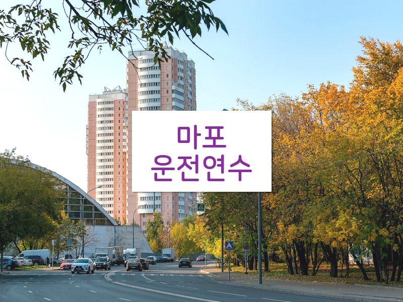 마포운전연수 후기