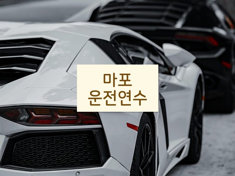 마포운전연수 후기