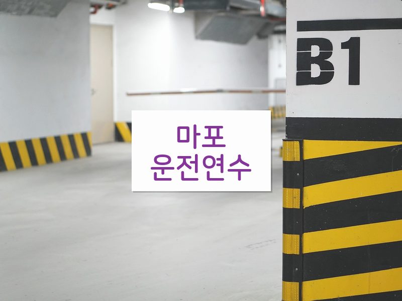 마포운전연수 후기