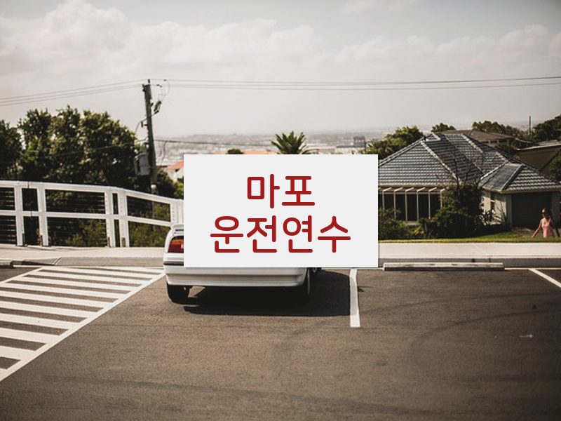 마포운전연수 후기