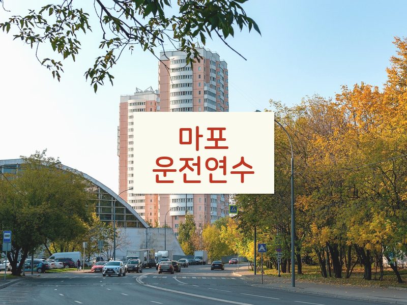 마포운전연수 후기