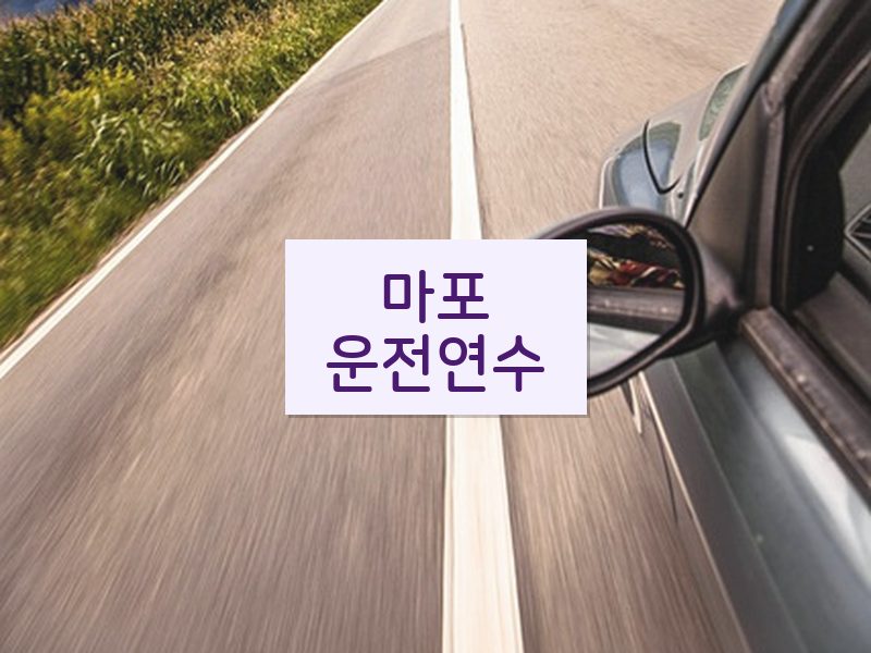 마포운전연수 후기