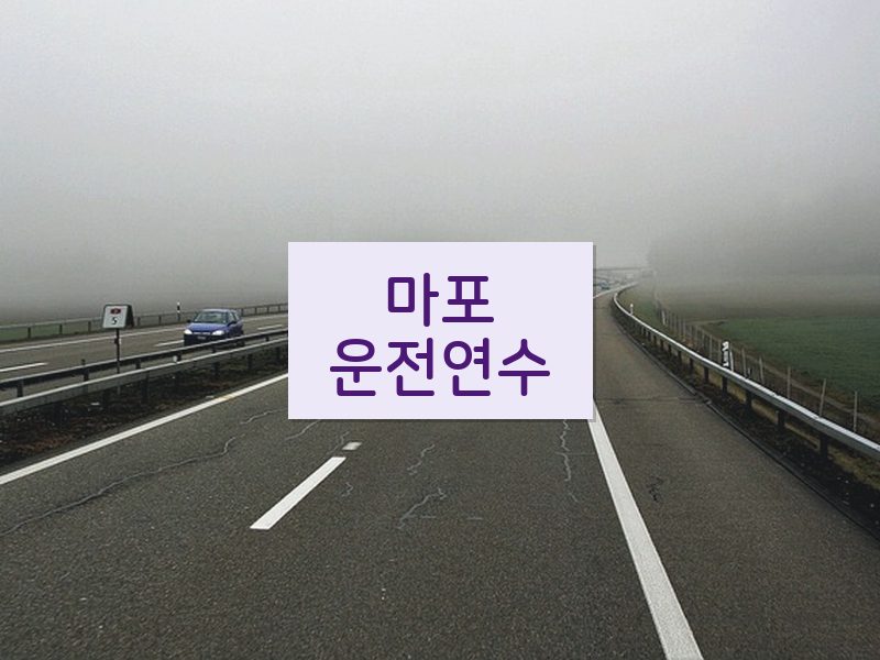 마포운전연수 후기