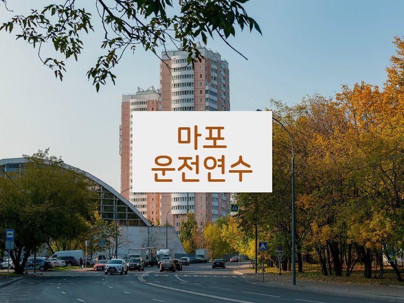 마포운전연수 후기