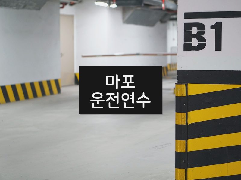 마포운전연수 후기