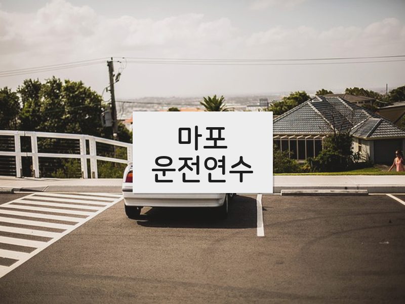 마포운전연수 후기