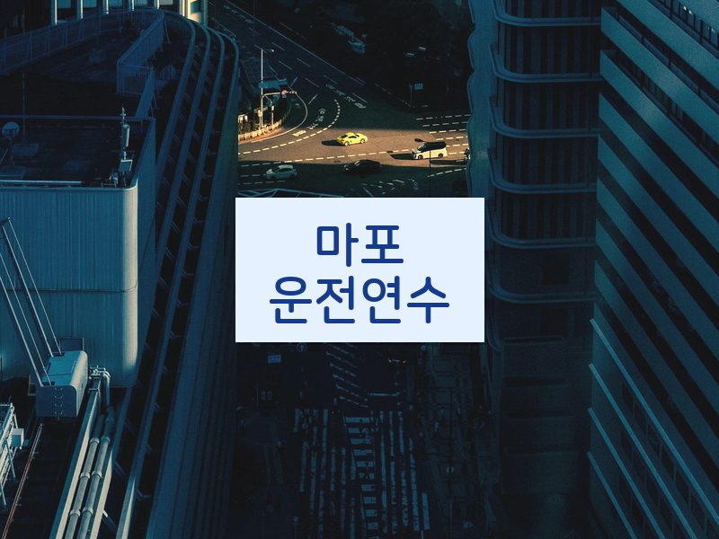 마포운전연수 후기