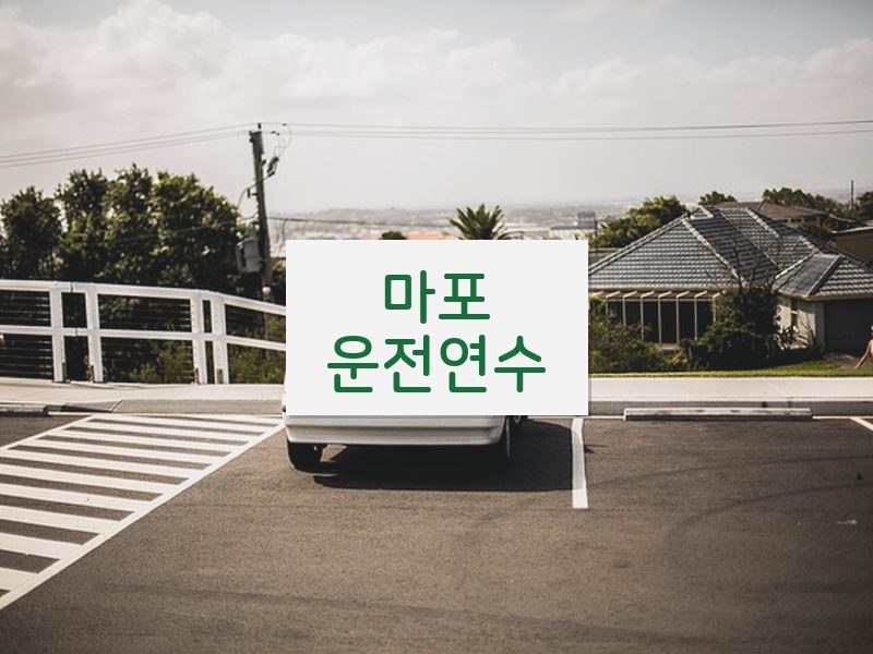 마포운전연수 후기