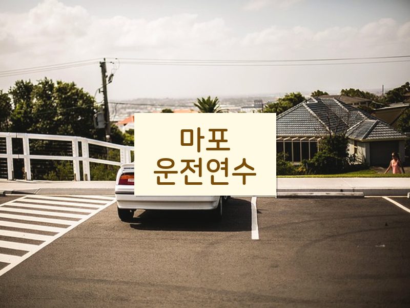 마포운전연수 후기