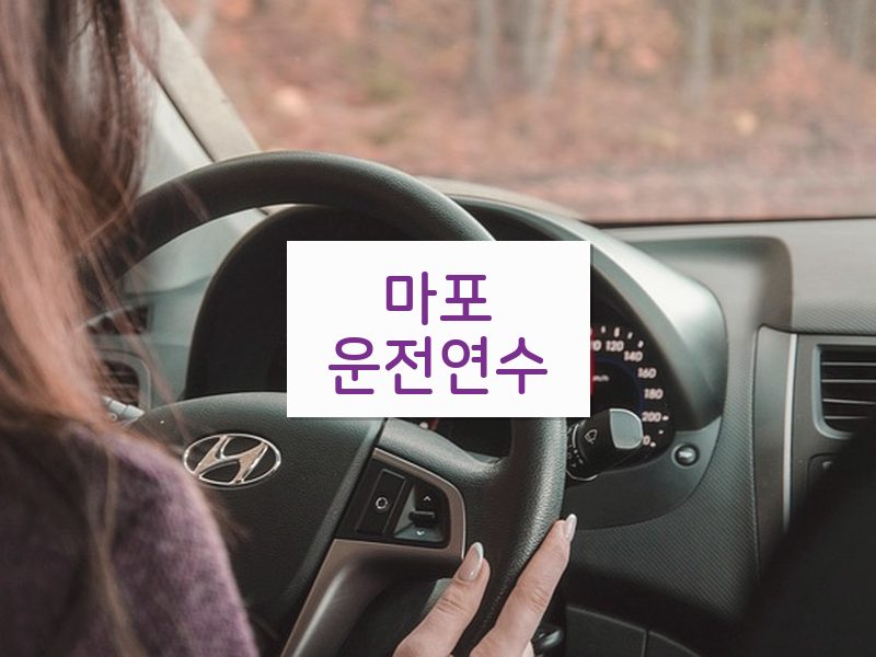 마포운전연수 후기