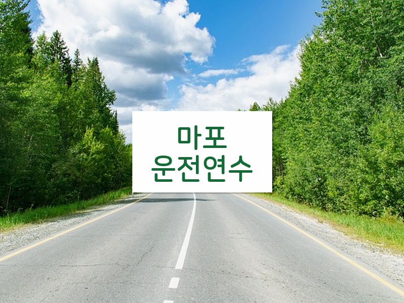 마포운전연수 후기