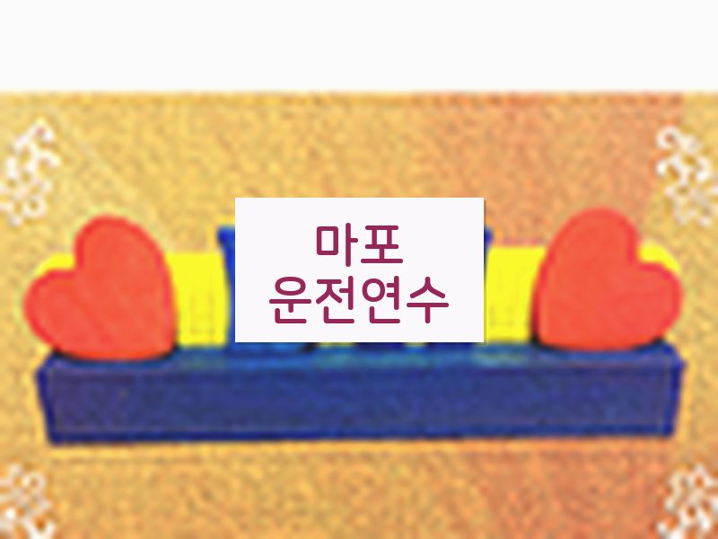 마포운전연수 후기