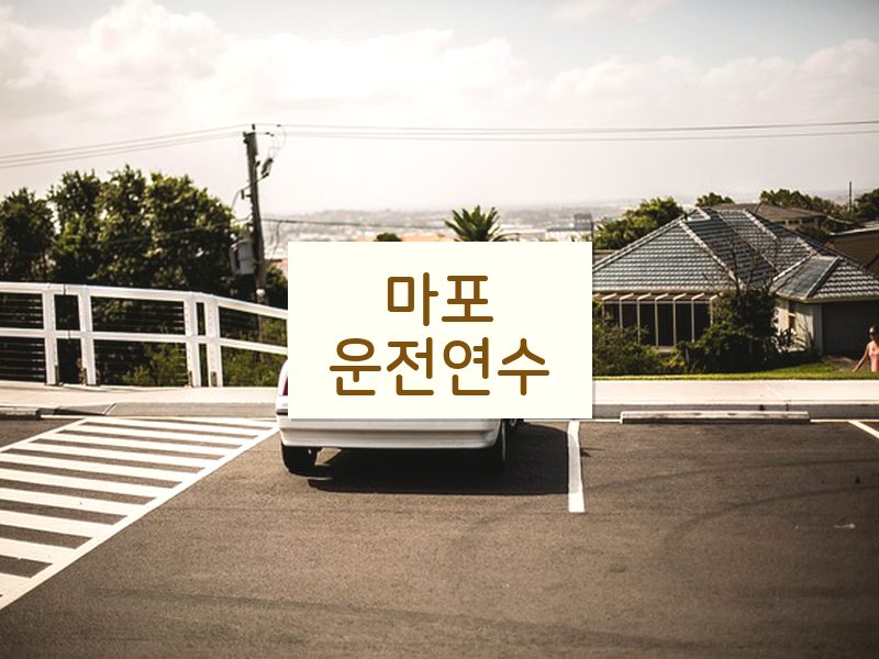마포운전연수 후기