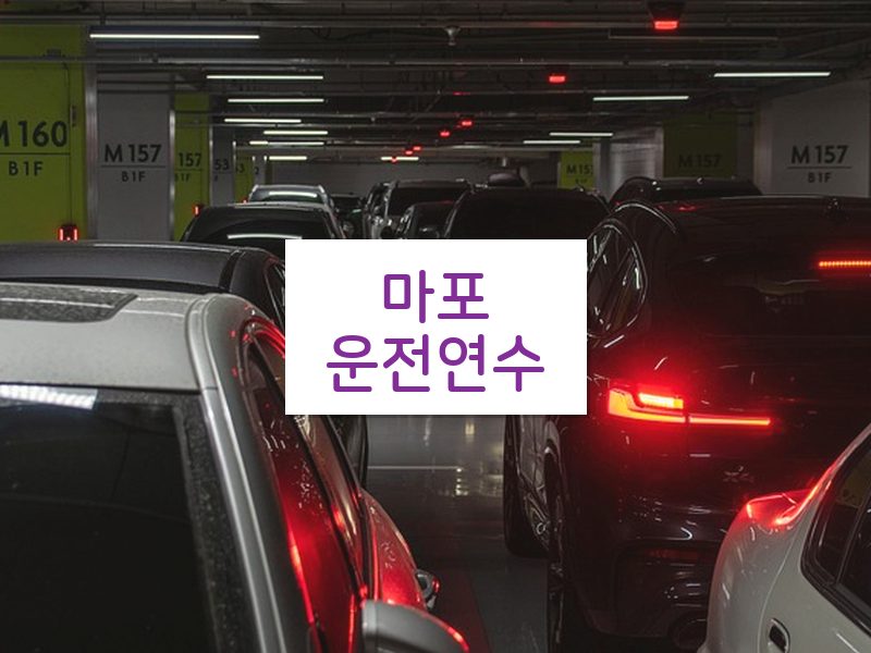 마포운전연수 후기