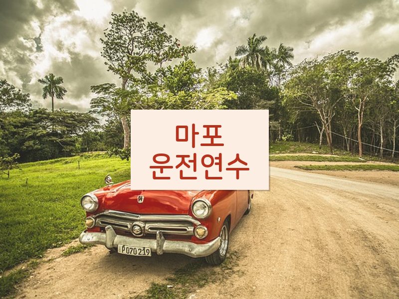 마포운전연수 후기