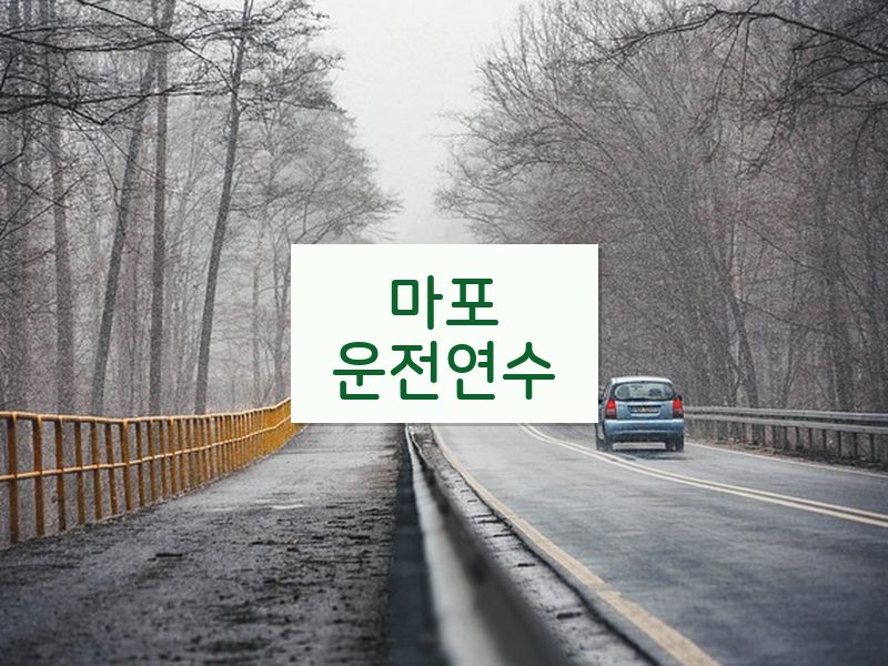 마포운전연수 후기