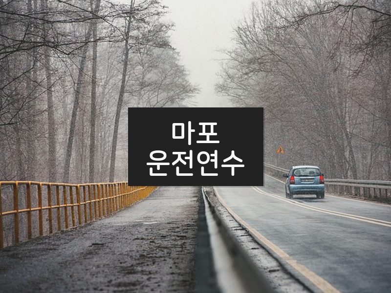 마포운전연수 후기