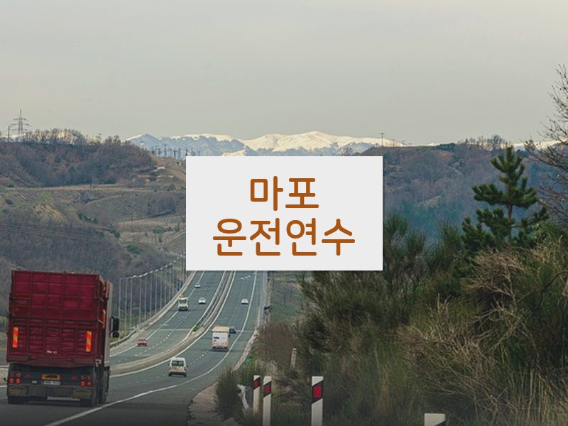 마포운전연수 후기