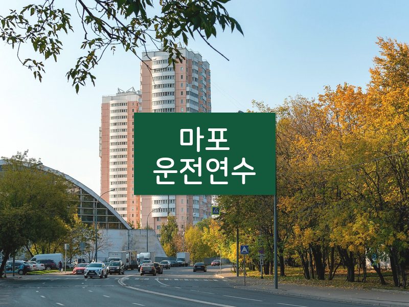 마포운전연수 후기