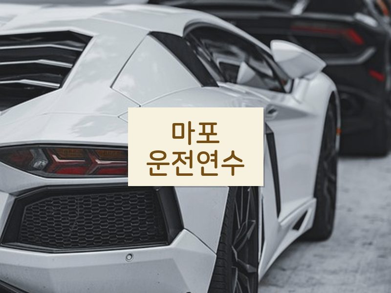 마포운전연수 후기