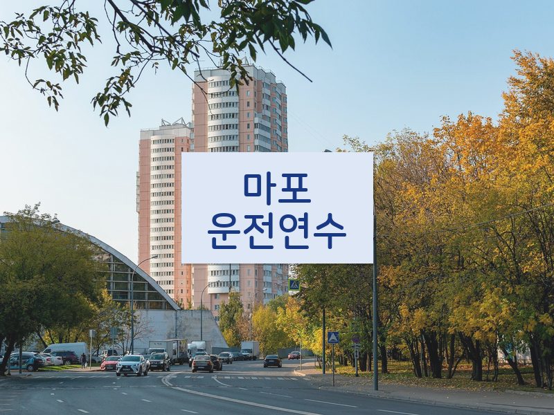 마포운전연수 후기