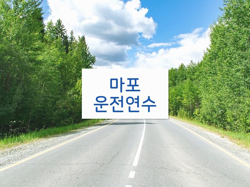 마포운전연수 후기