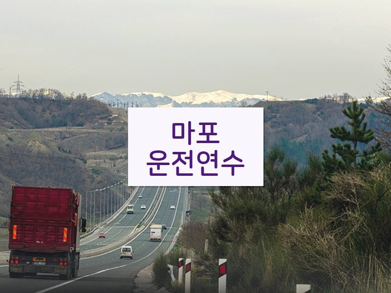 마포운전연수 후기