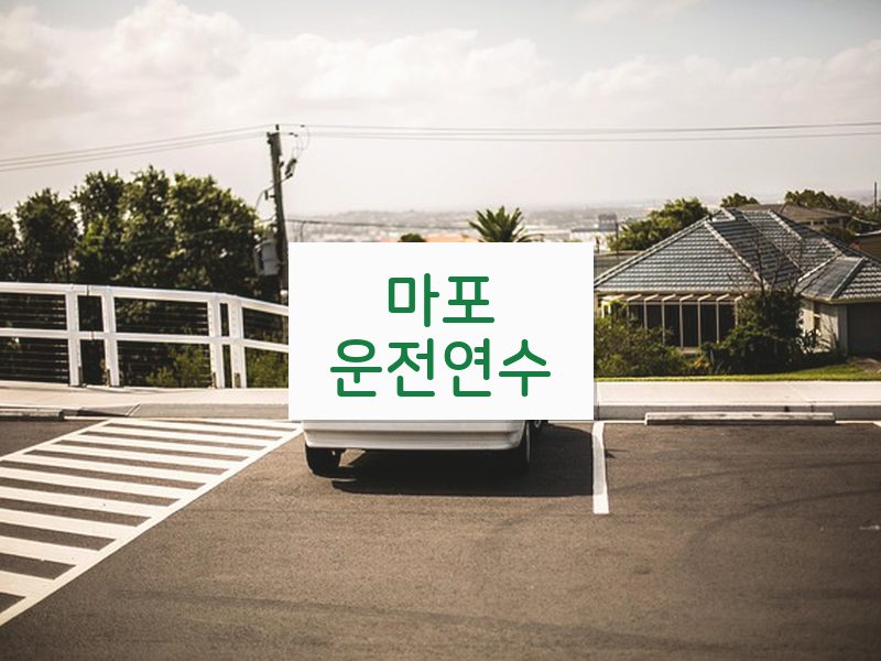마포운전연수 후기