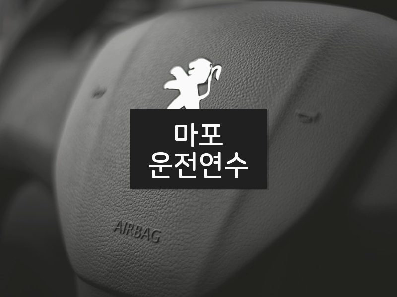 마포운전연수 후기