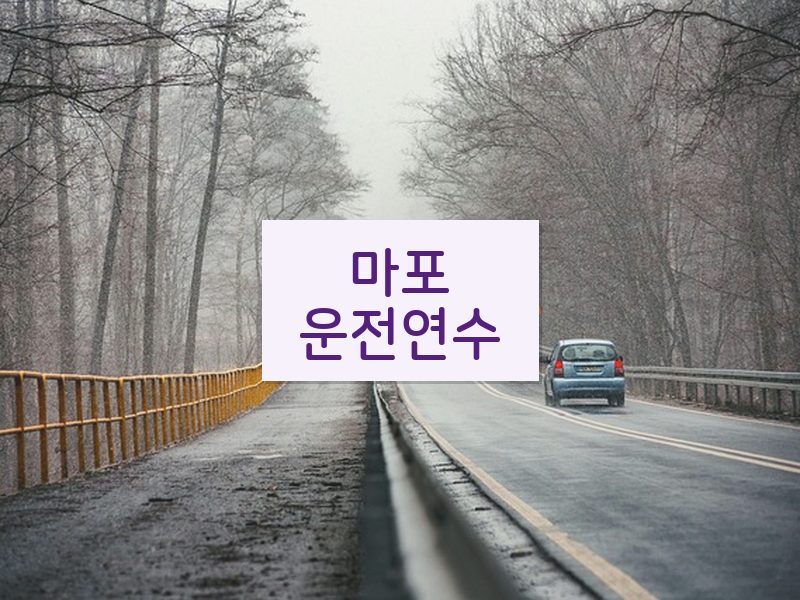 마포운전연수 후기