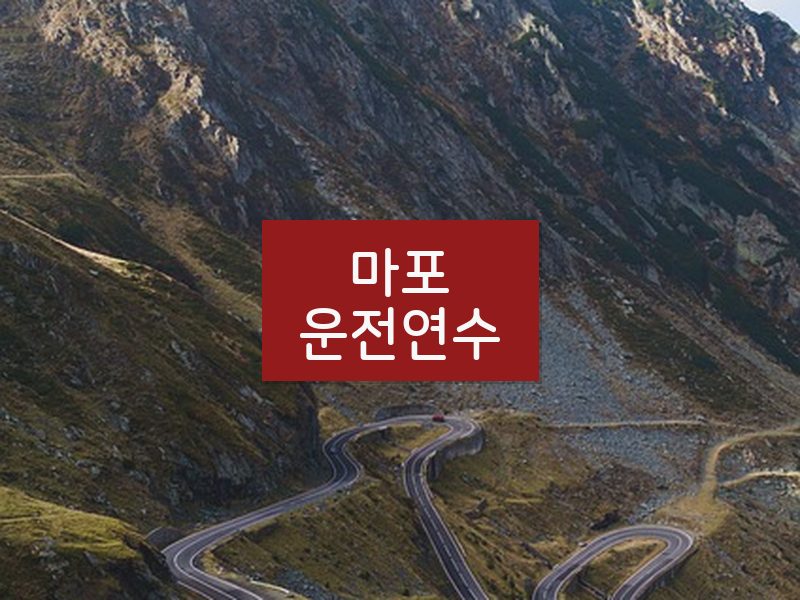 마포운전연수 후기