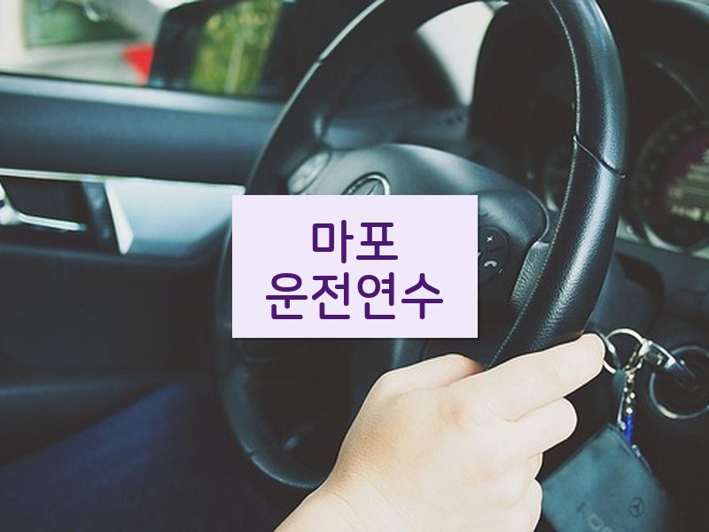 마포운전연수 후기