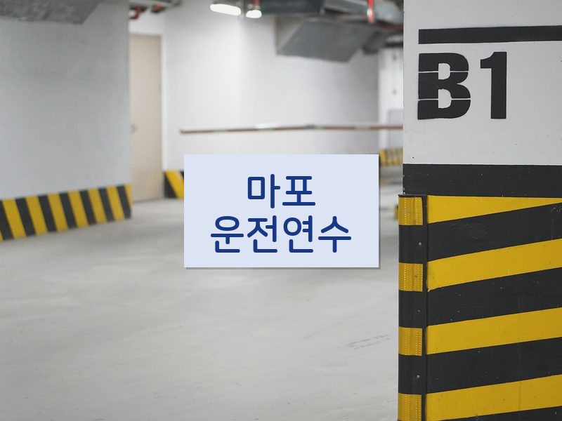 마포운전연수 후기