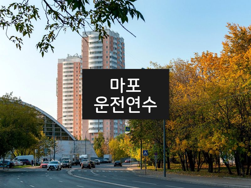 마포운전연수 후기